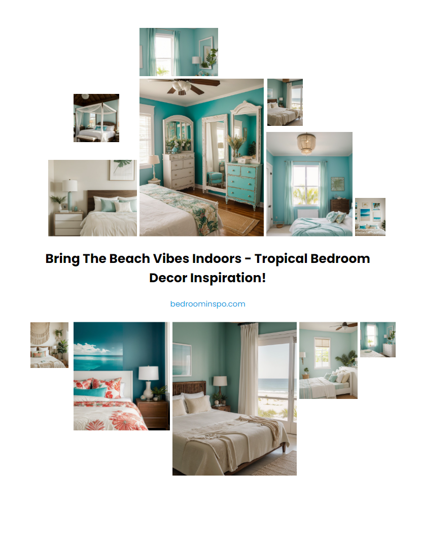 Bring the Beach Vibes Indoors - Tropical Bedroom Decor Inspiration!