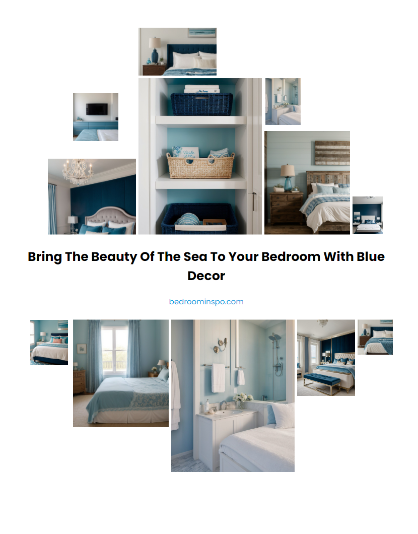 Bring the Beauty of the Sea to Your Bedroom with Blue Decor