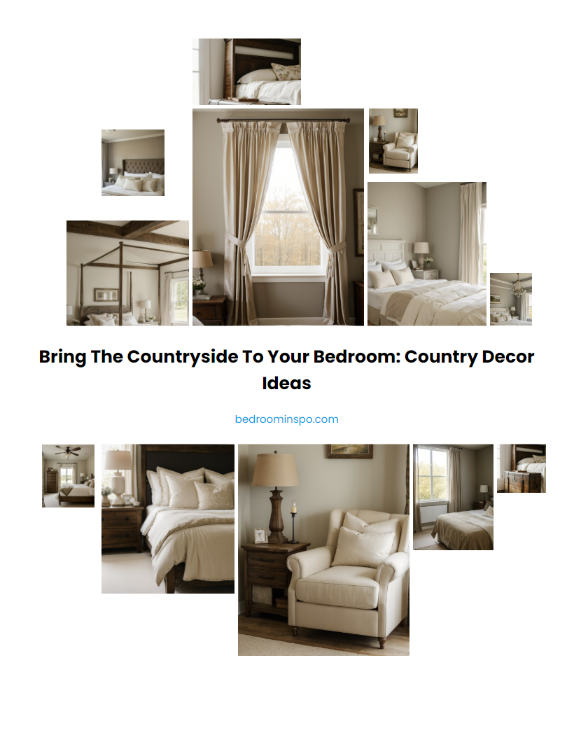 Bring the Countryside to Your Bedroom: Country Decor Ideas