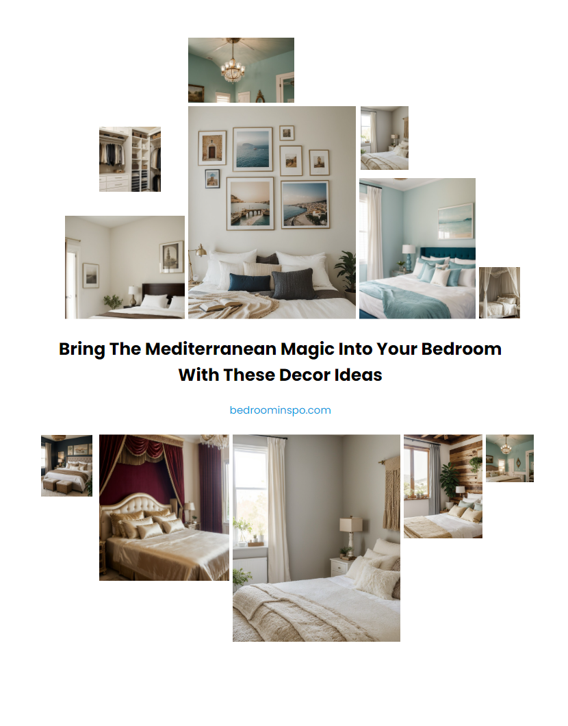 Bring the Mediterranean Magic into Your Bedroom with These Decor Ideas