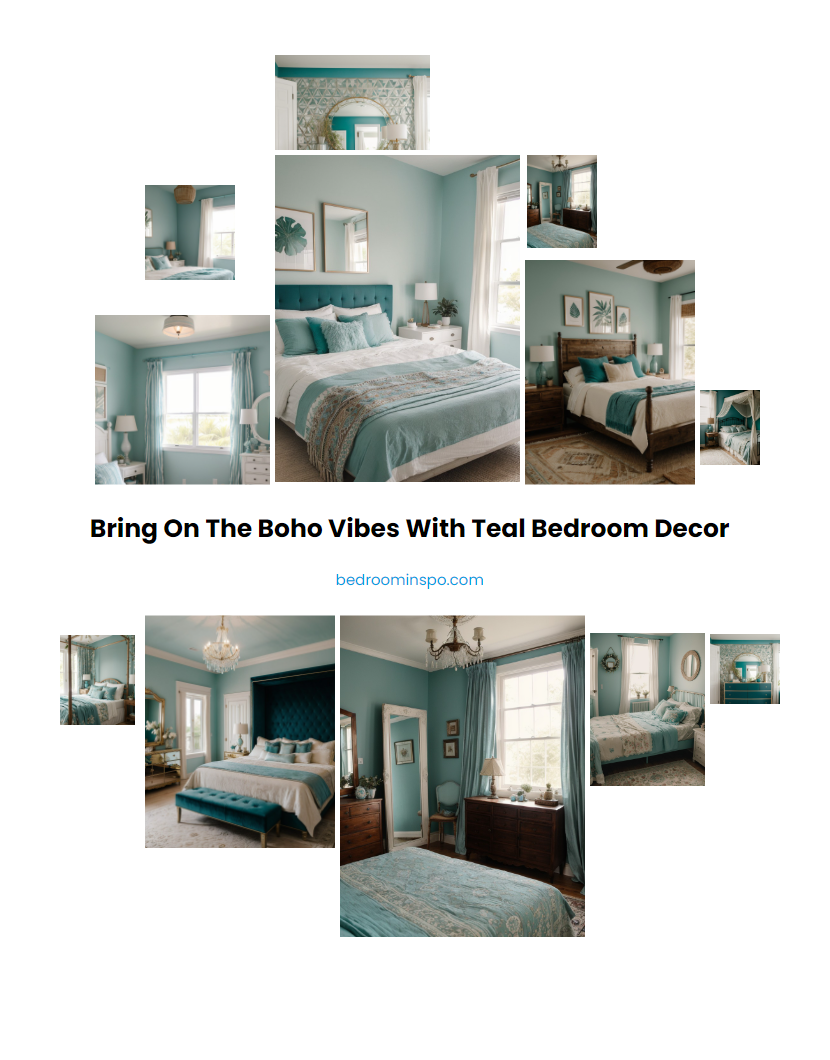 Bring On the Boho Vibes with Teal Bedroom Decor