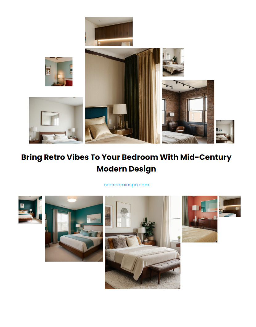 Bring Retro Vibes to Your Bedroom with Mid-Century Modern Design