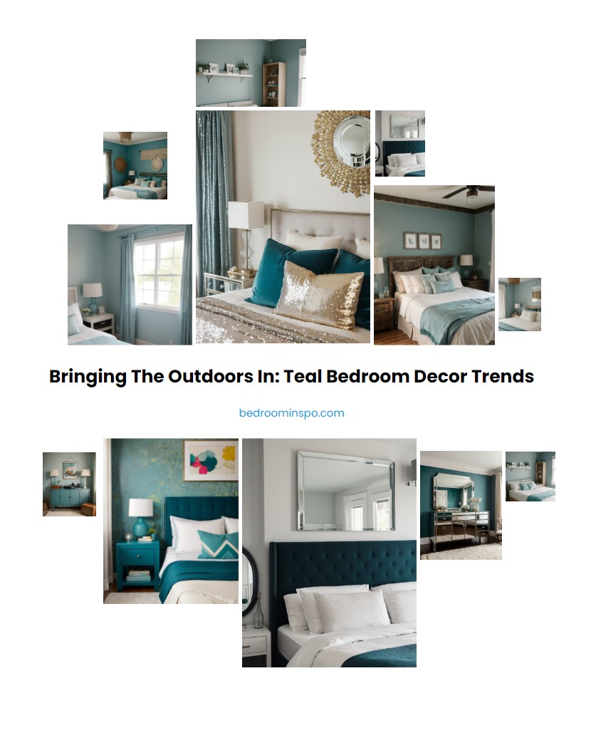 Bringing the Outdoors In: Teal Bedroom Decor Trends