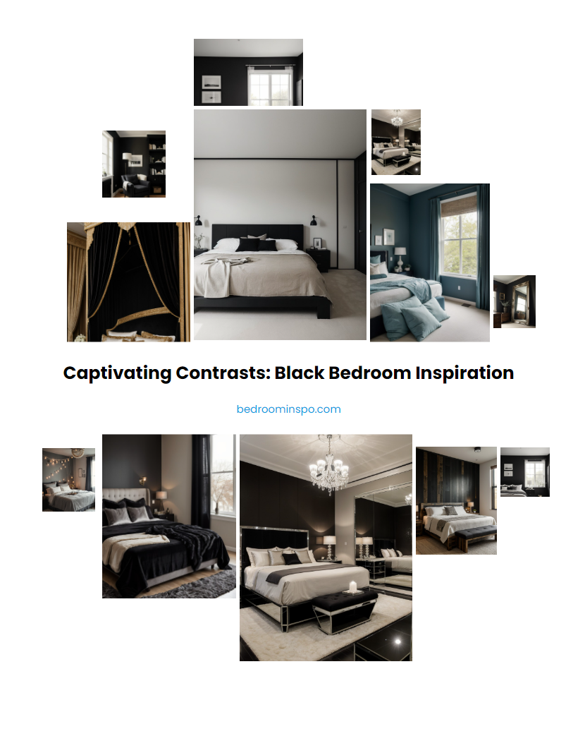 Captivating Contrasts: Black Bedroom Inspiration