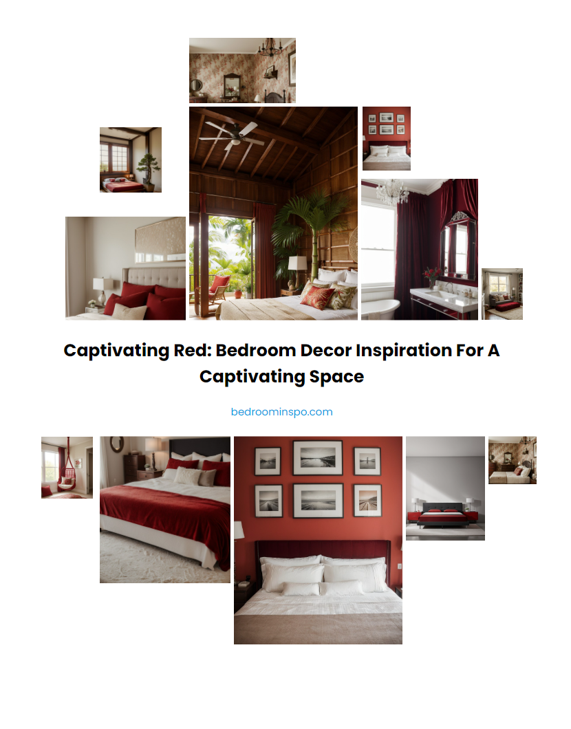 Captivating Red: Bedroom Decor Inspiration for a Captivating Space