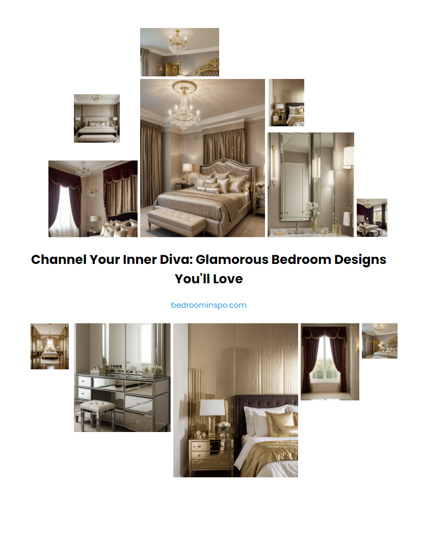 Channel Your Inner Diva: Glamorous Bedroom Designs You'll Love