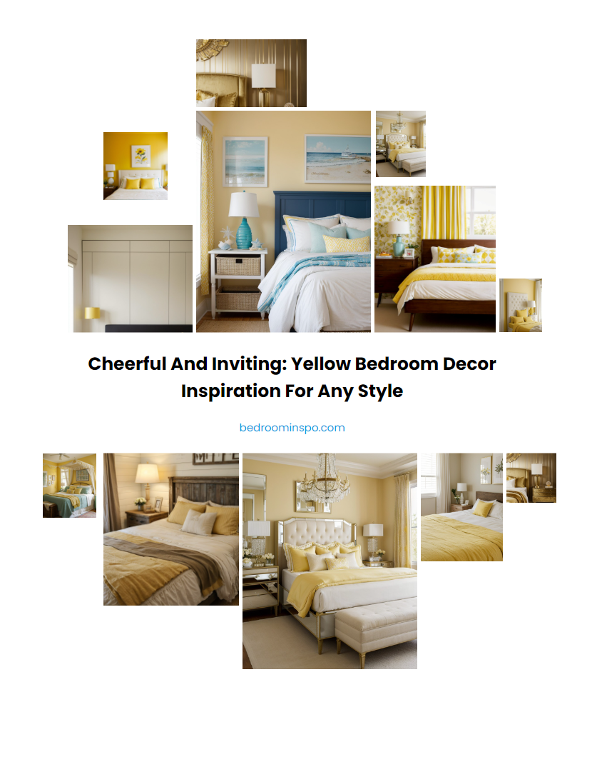 Cheerful and inviting: Yellow bedroom decor inspiration for any style