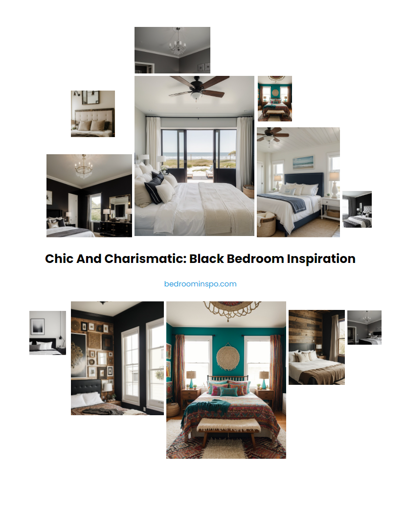 Chic and Charismatic: Black Bedroom Inspiration