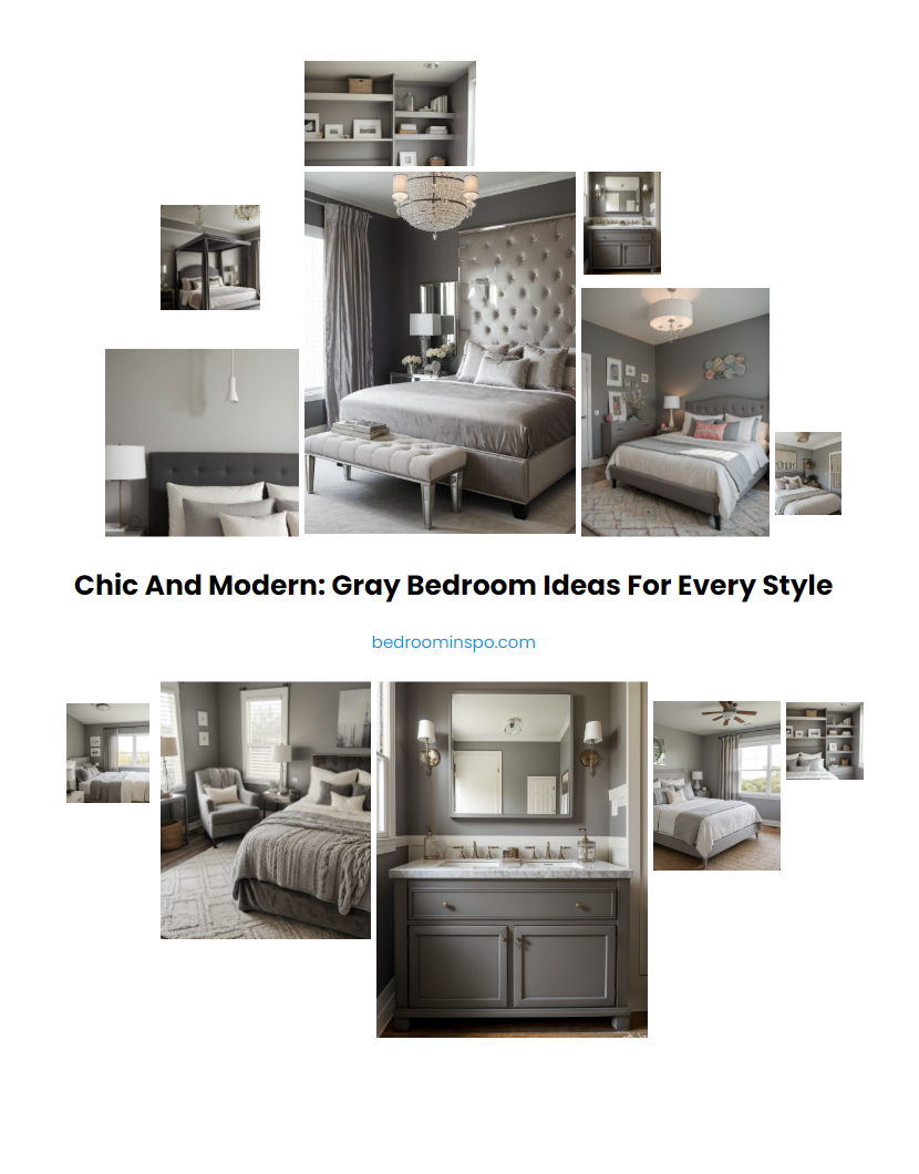 Chic and Modern: Gray Bedroom Ideas for Every Style