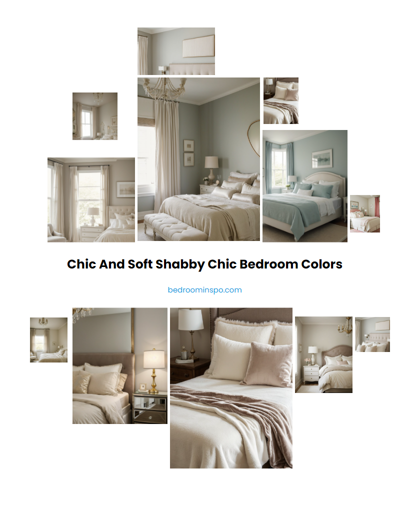 Chic and Soft Shabby Chic Bedroom Colors