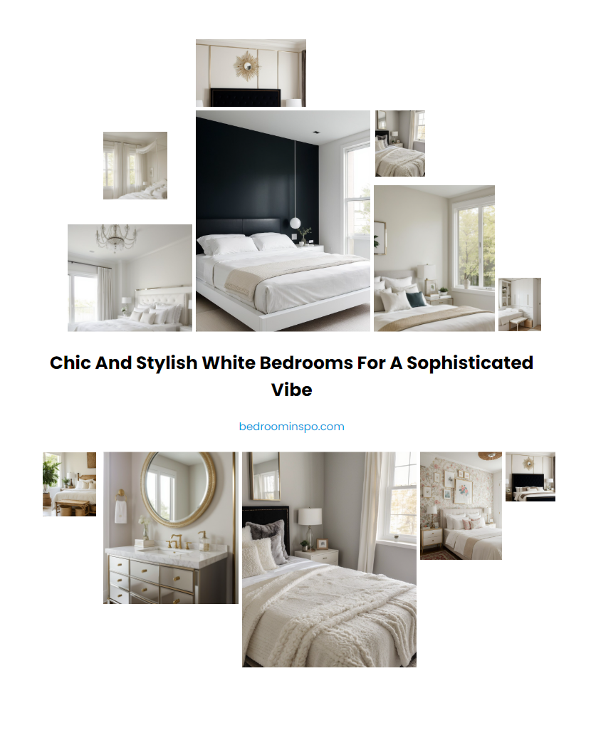 Chic and Stylish White Bedrooms for a Sophisticated Vibe