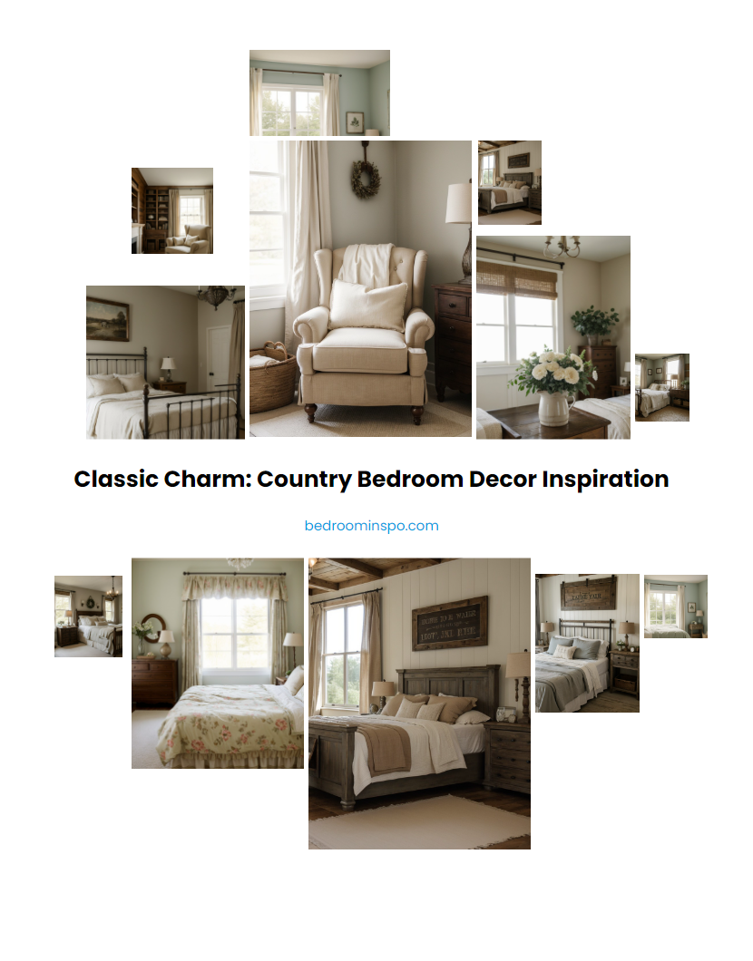 Classic Charm: Country Bedroom Decor Inspiration