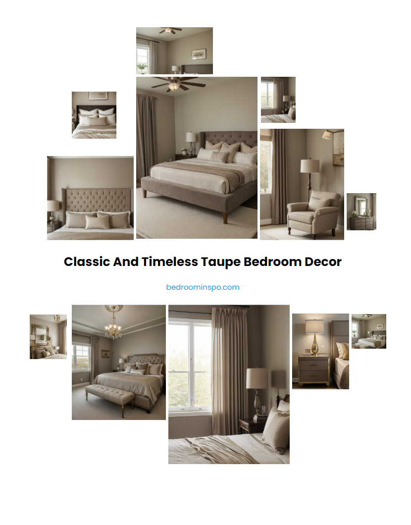 Classic and Timeless Taupe Bedroom Decor