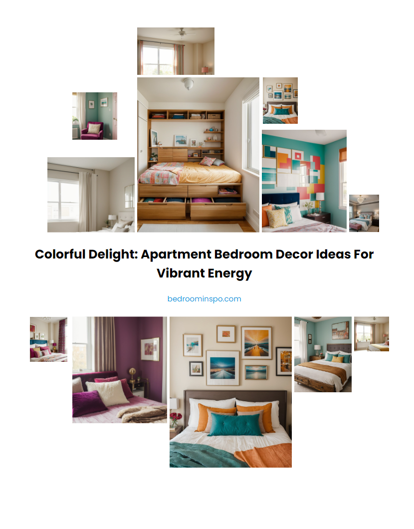 Colorful Delight: Apartment Bedroom Decor Ideas for Vibrant Energy