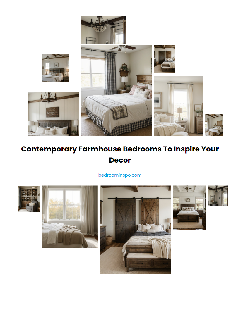 Contemporary Farmhouse Bedrooms to Inspire Your Decor