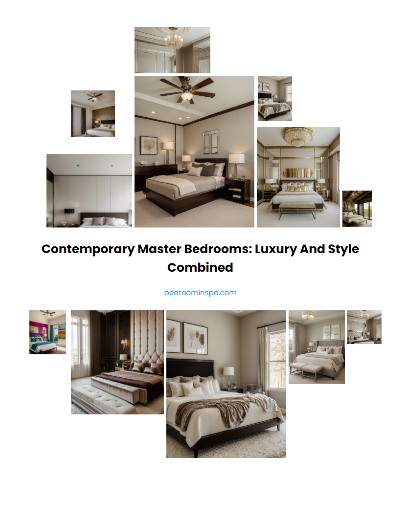 Contemporary Master Bedrooms: Luxury and Style Combined