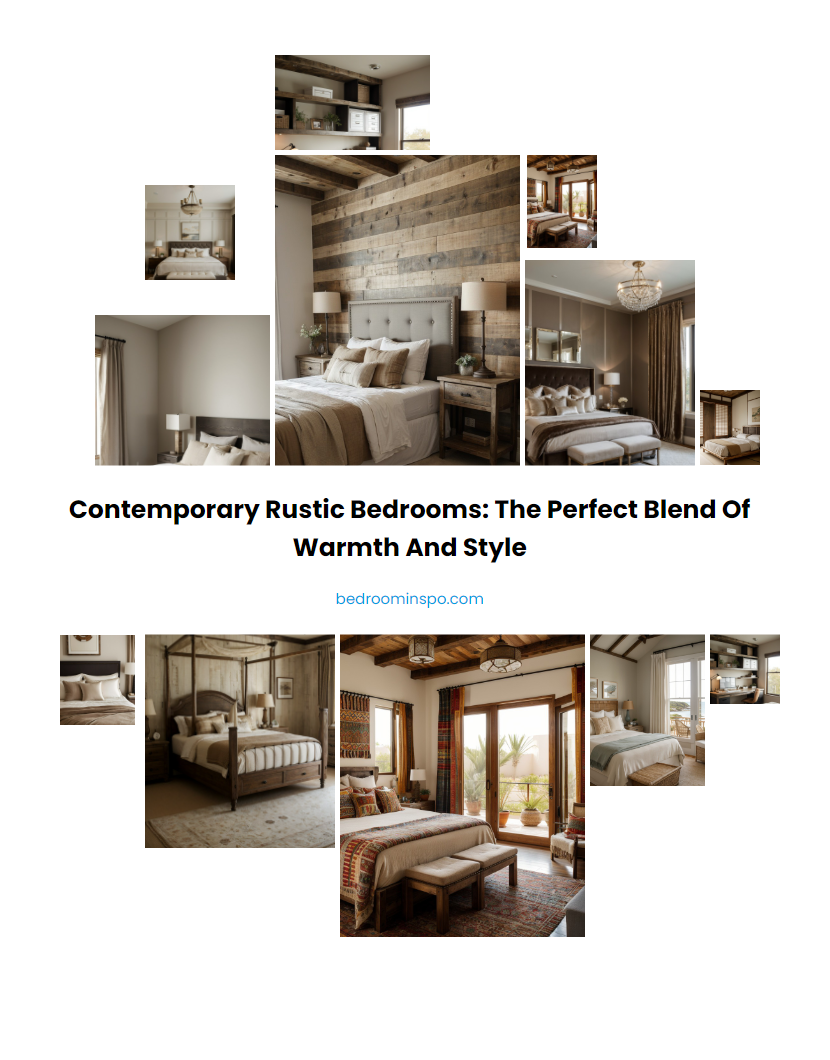 Contemporary Rustic Bedrooms: The Perfect Blend of Warmth and Style