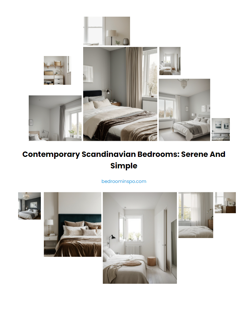 Contemporary Scandinavian Bedrooms: Serene and Simple