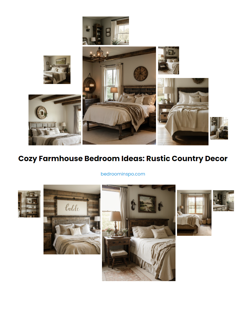 Cozy Farmhouse Bedroom Ideas: Rustic Country Decor