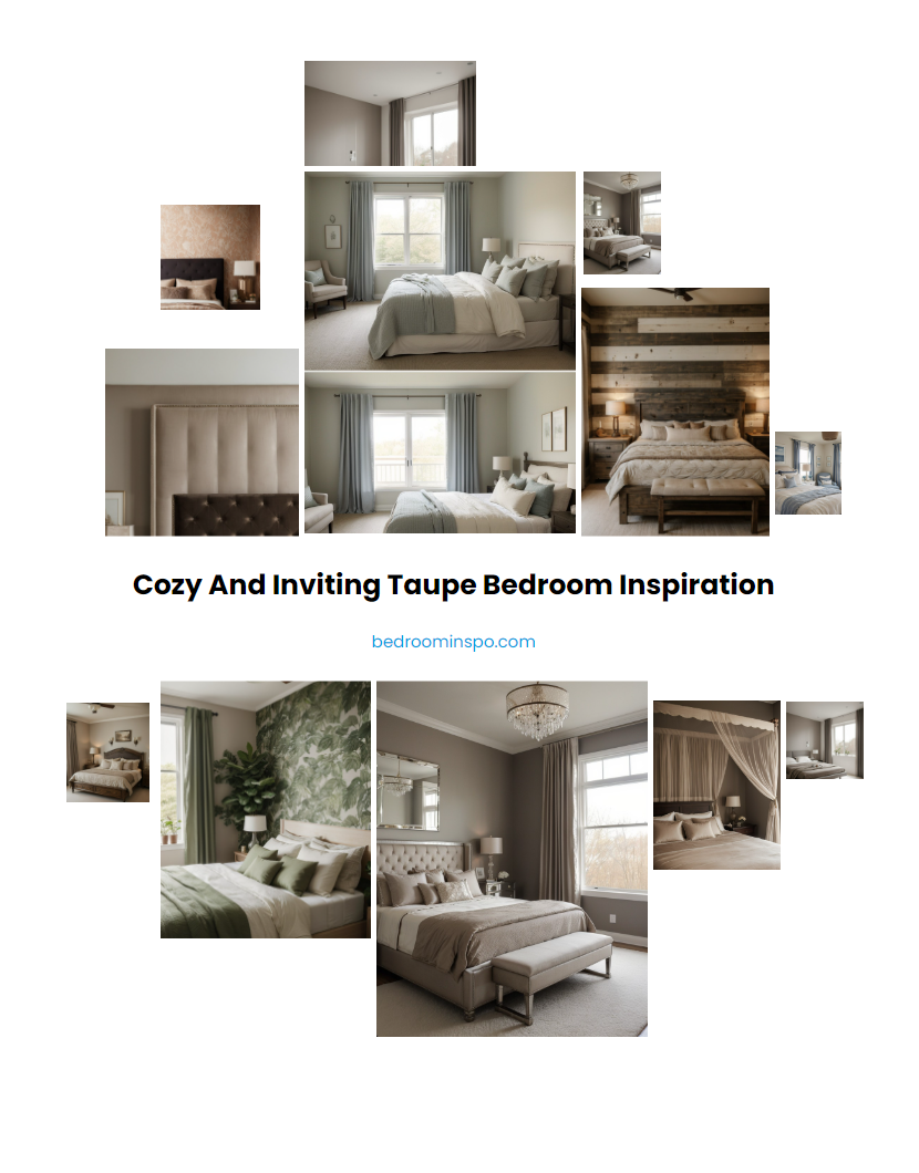 Cozy and Inviting Taupe Bedroom Inspiration