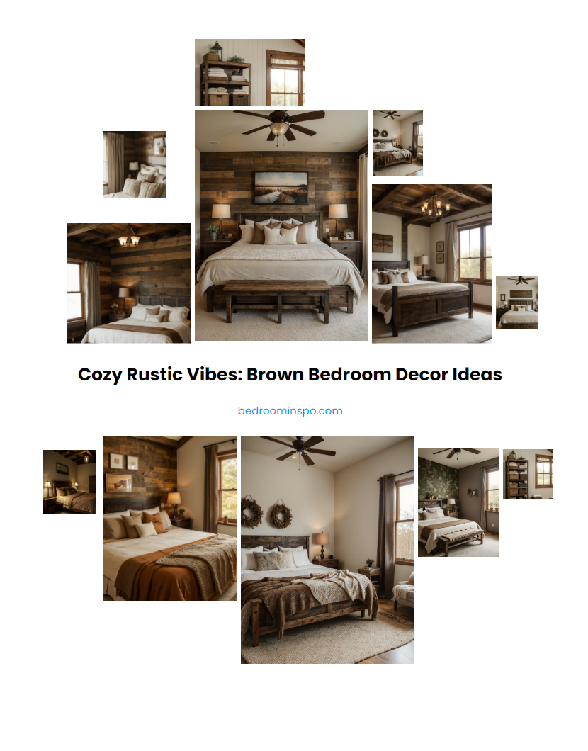 Cozy Rustic Vibes: Brown Bedroom Decor Ideas