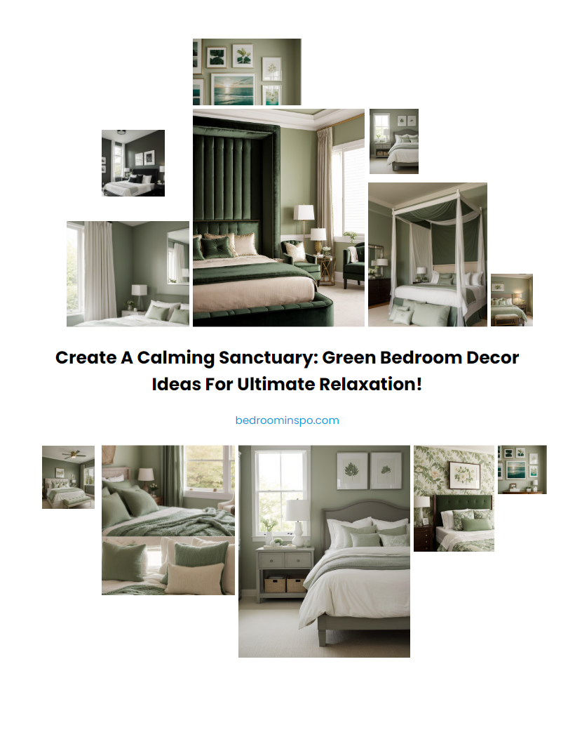 Create a Calming Sanctuary: Green Bedroom Decor Ideas for Ultimate Relaxation!