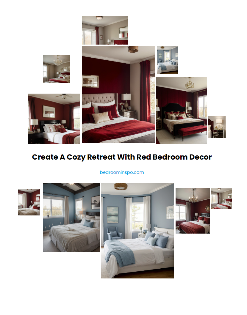 Create a Cozy Retreat with Red Bedroom Decor