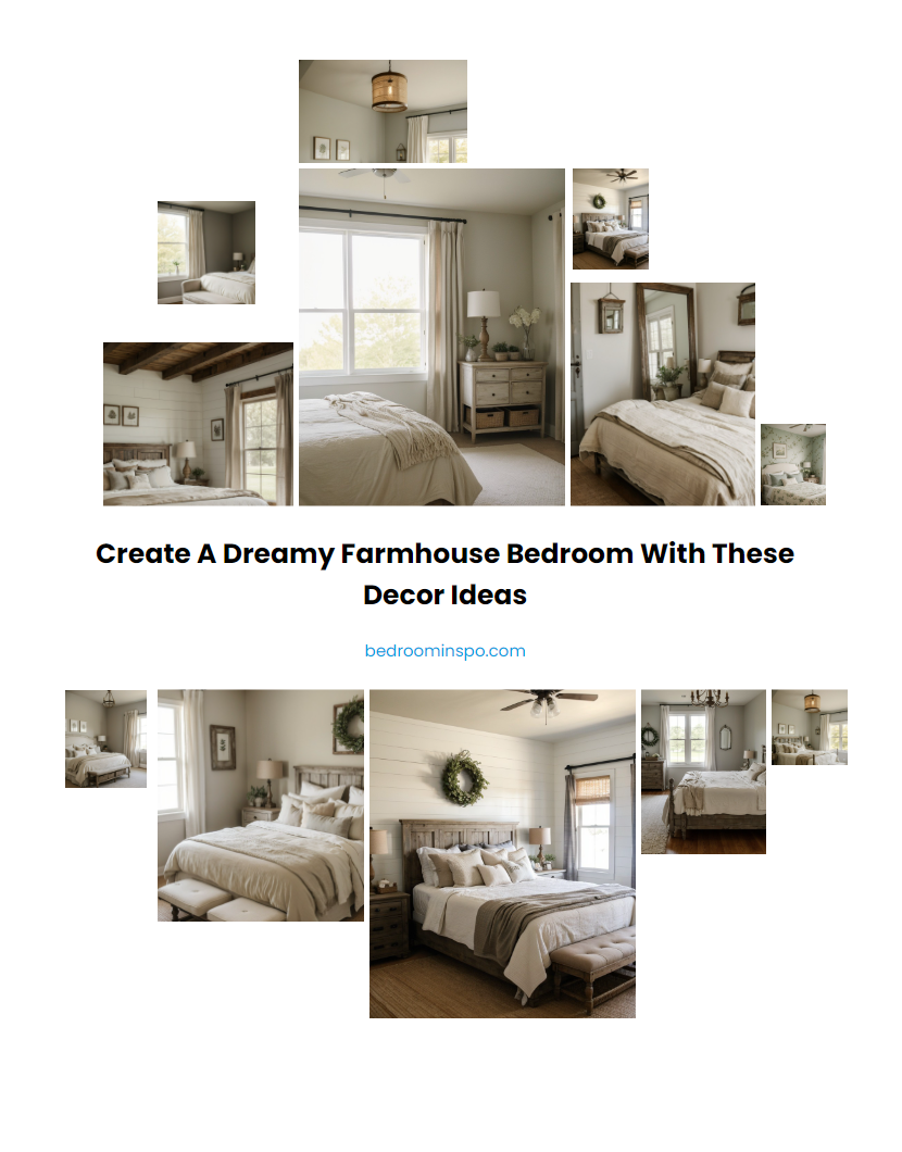 Create a Dreamy Farmhouse Bedroom with These Decor Ideas