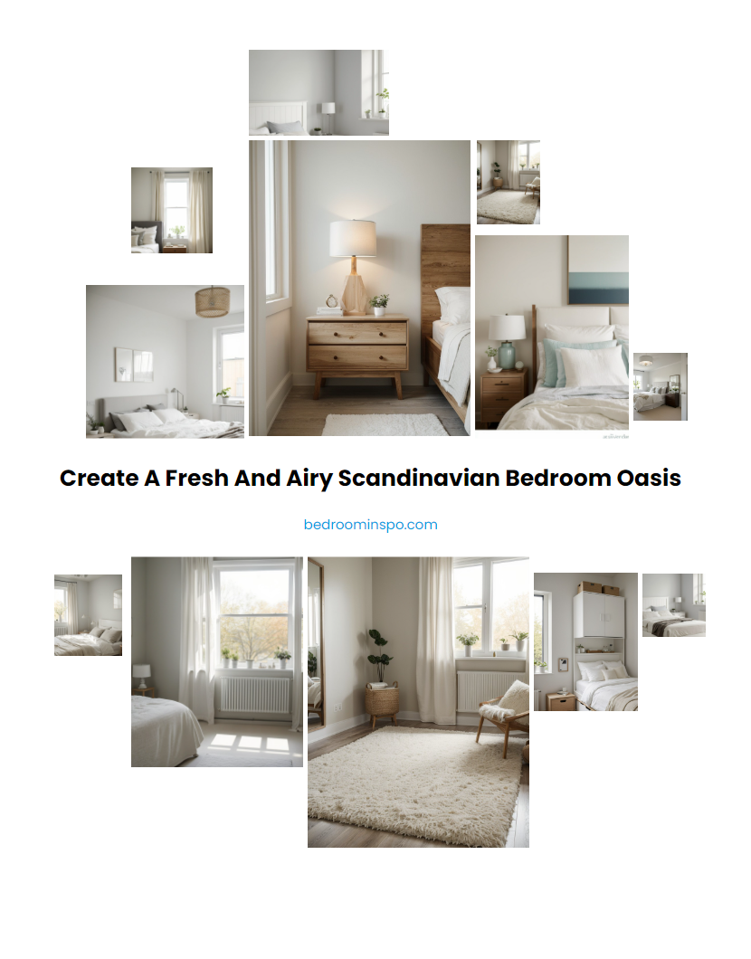 Create a Fresh and Airy Scandinavian Bedroom Oasis