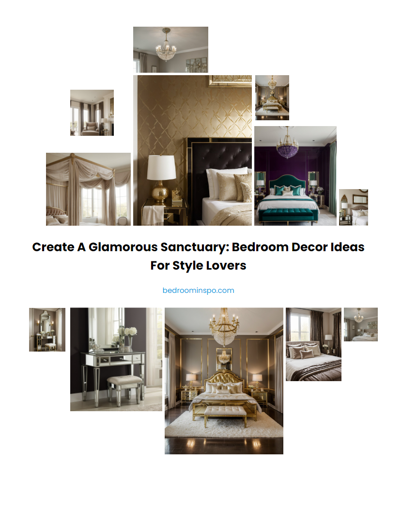 Create a Glamorous Sanctuary: Bedroom Decor Ideas for Style Lovers