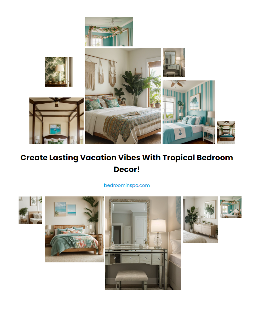 Create Lasting Vacation Vibes with Tropical Bedroom Decor!