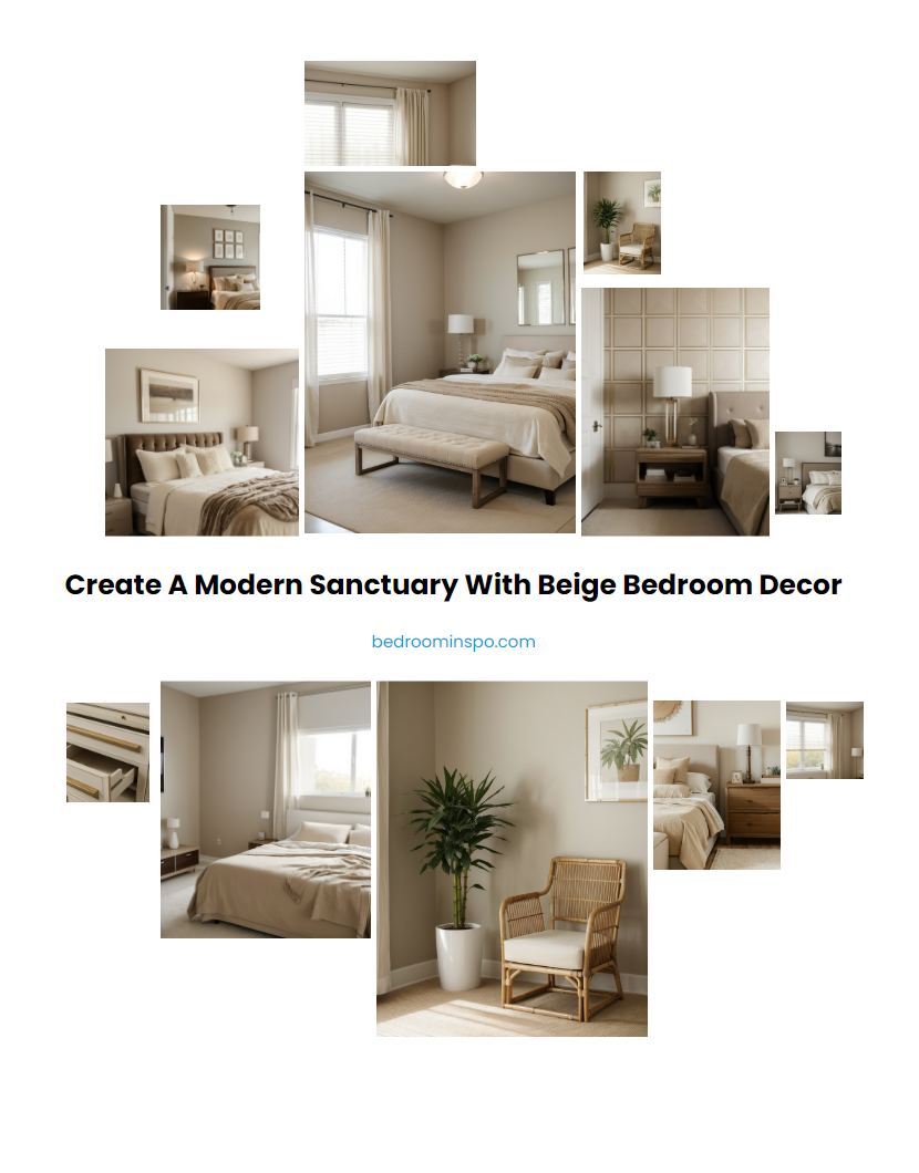 Create a Modern Sanctuary with Beige Bedroom Decor