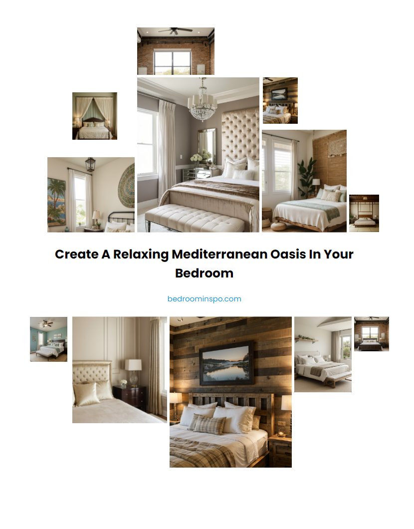 Create a Relaxing Mediterranean Oasis in Your Bedroom