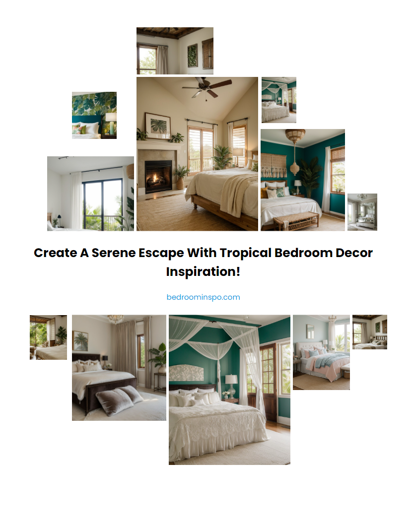 Create a Serene Escape with Tropical Bedroom Decor Inspiration!