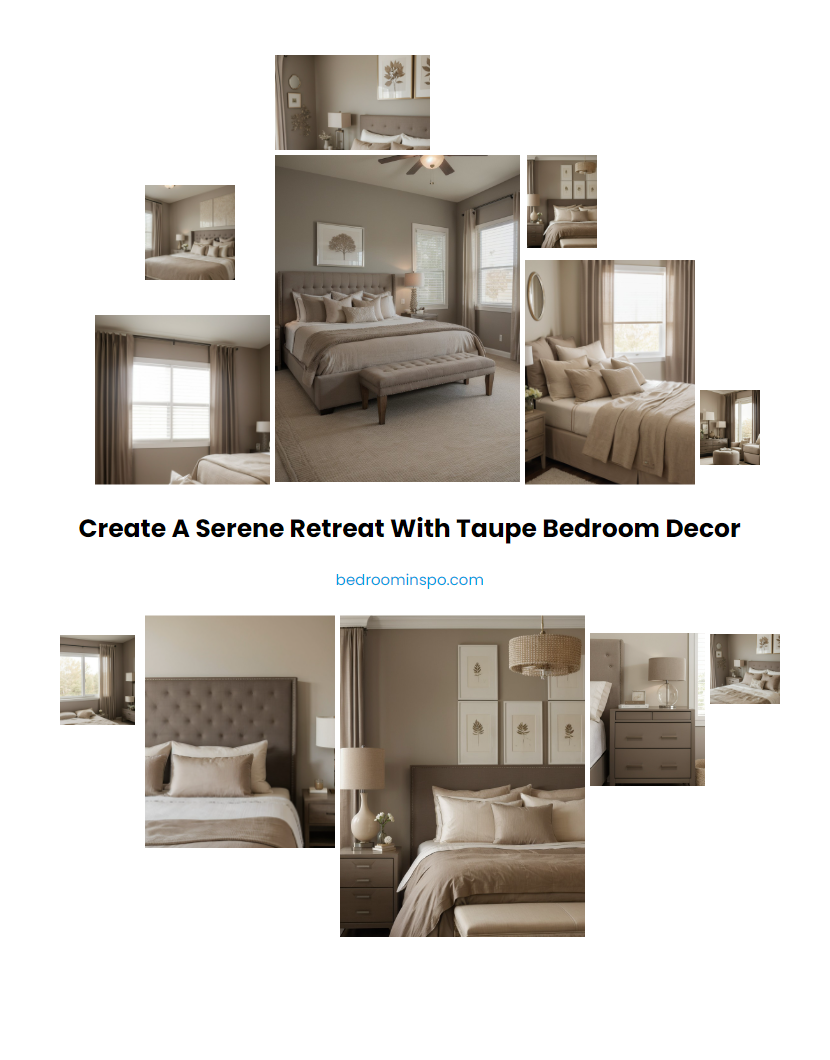 Create a Serene Retreat with Taupe Bedroom Decor