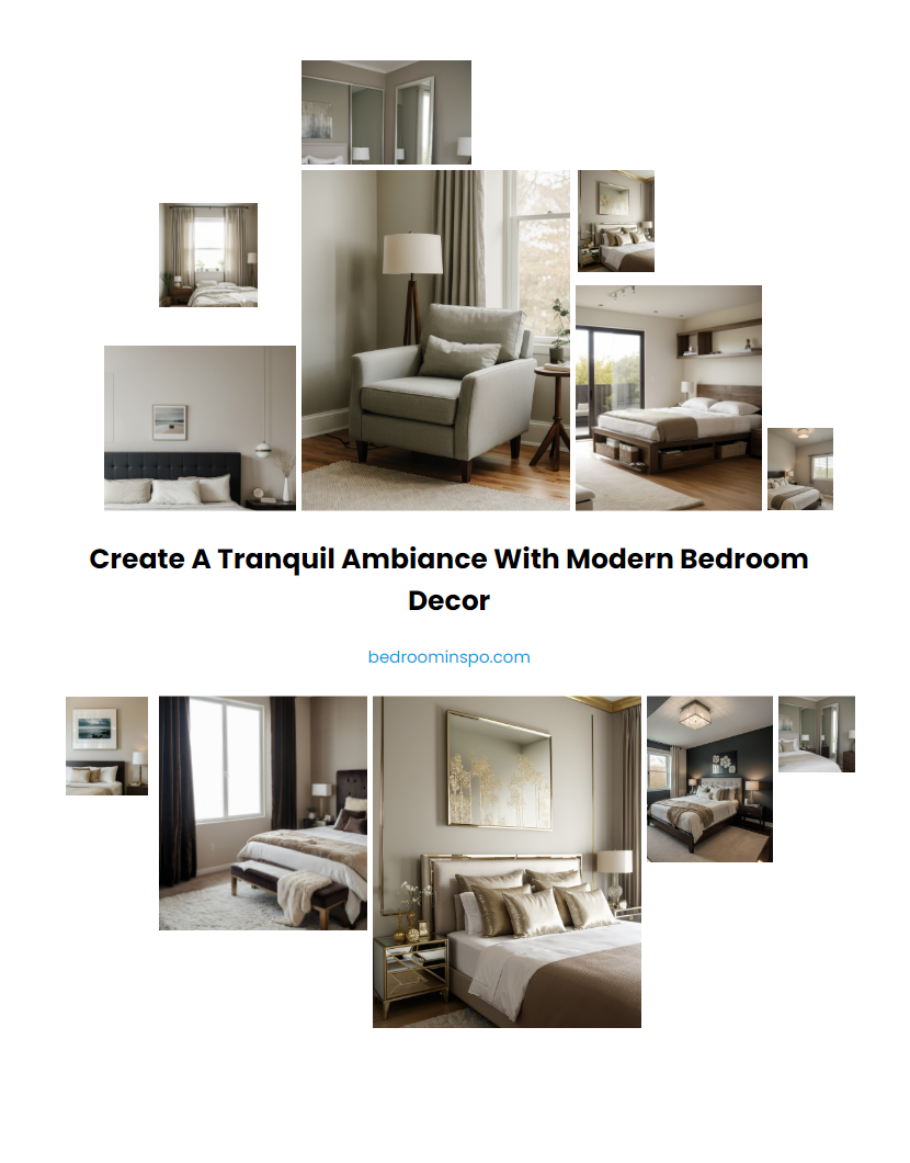 Create a Tranquil Ambiance with Modern Bedroom Decor