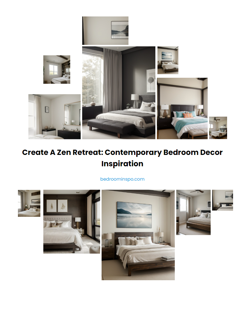 Create a Zen Retreat: Contemporary Bedroom Decor Inspiration