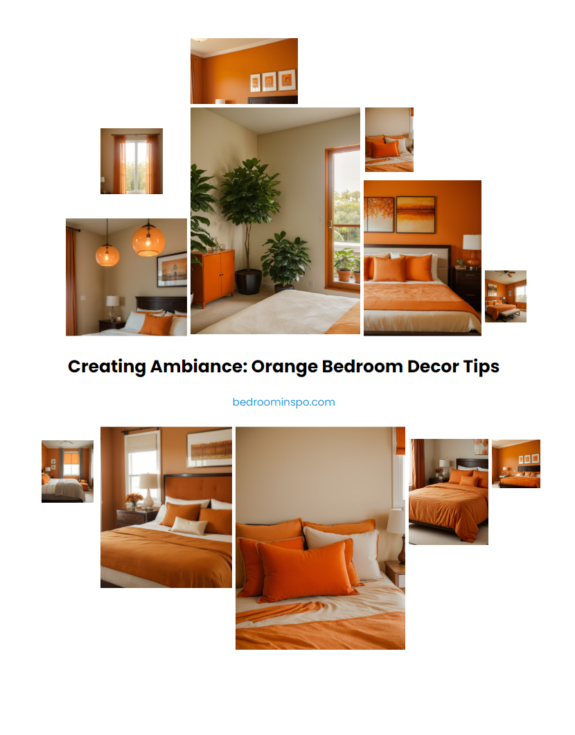 Creating Ambiance: Orange Bedroom Decor Tips