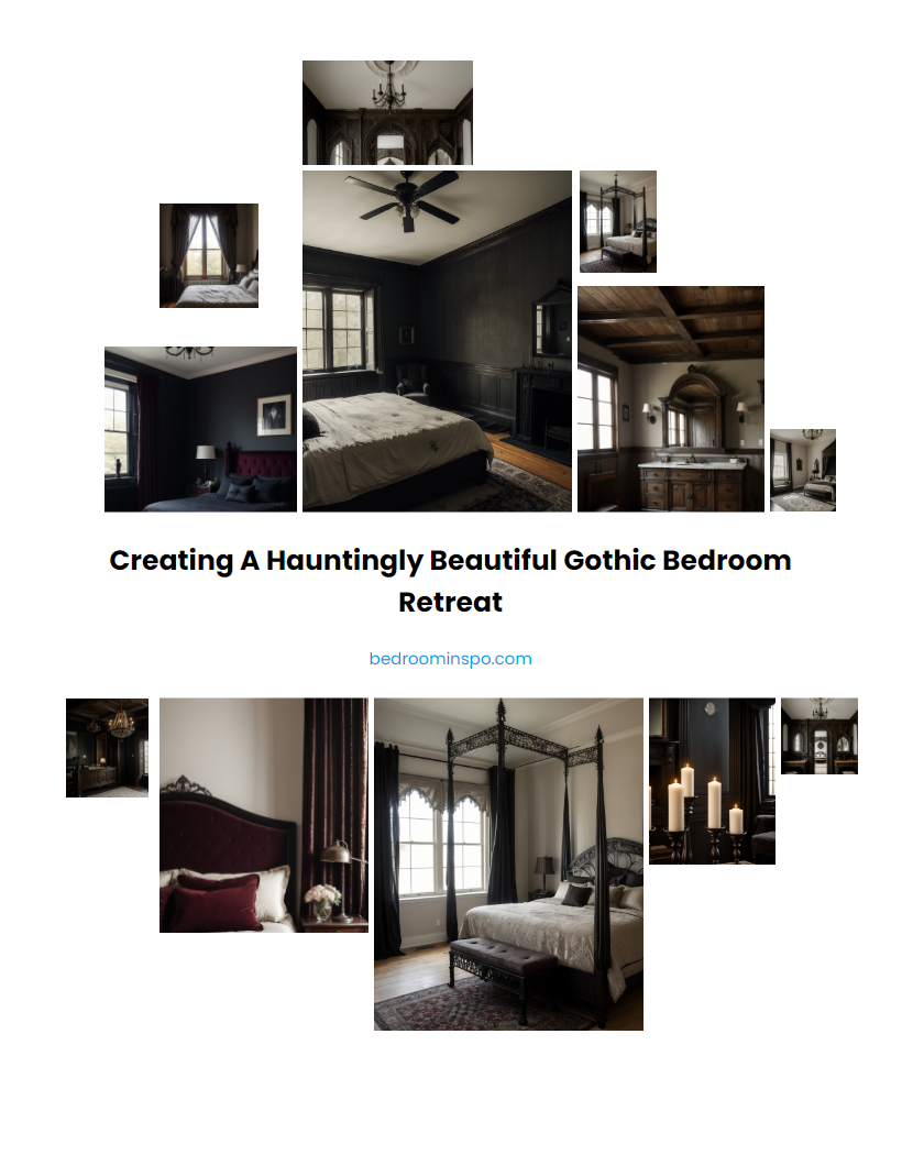 Creating a Hauntingly Beautiful Gothic Bedroom Retreat