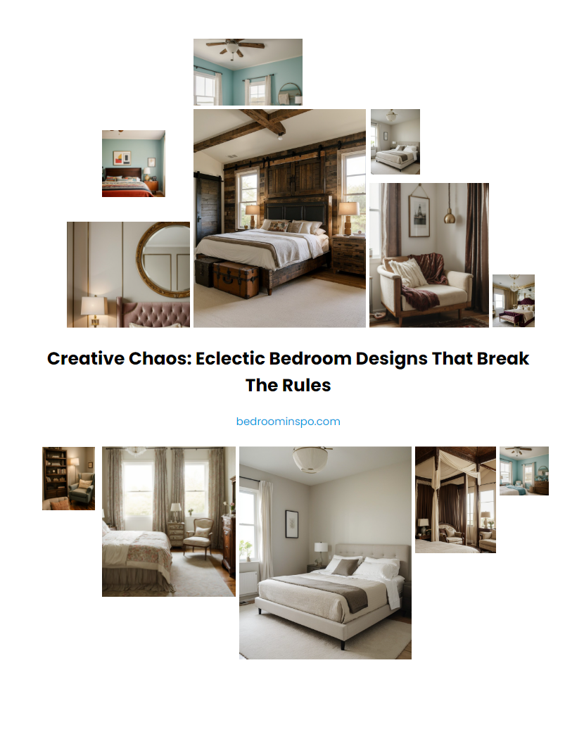 Creative Chaos: Eclectic Bedroom Designs That Break the Rules