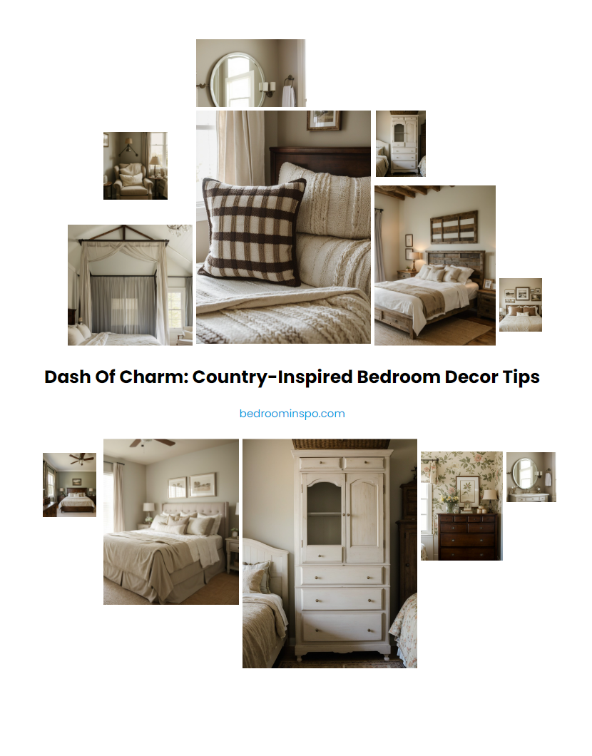 Dash of Charm: Country-Inspired Bedroom Decor Tips