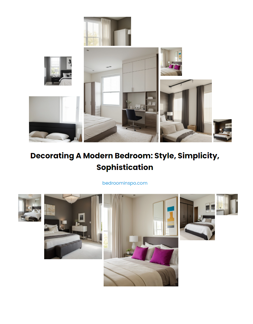 Decorating a Modern Bedroom: Style, Simplicity, Sophistication