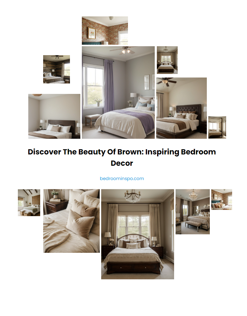 Discover the Beauty of Brown: Inspiring Bedroom Decor