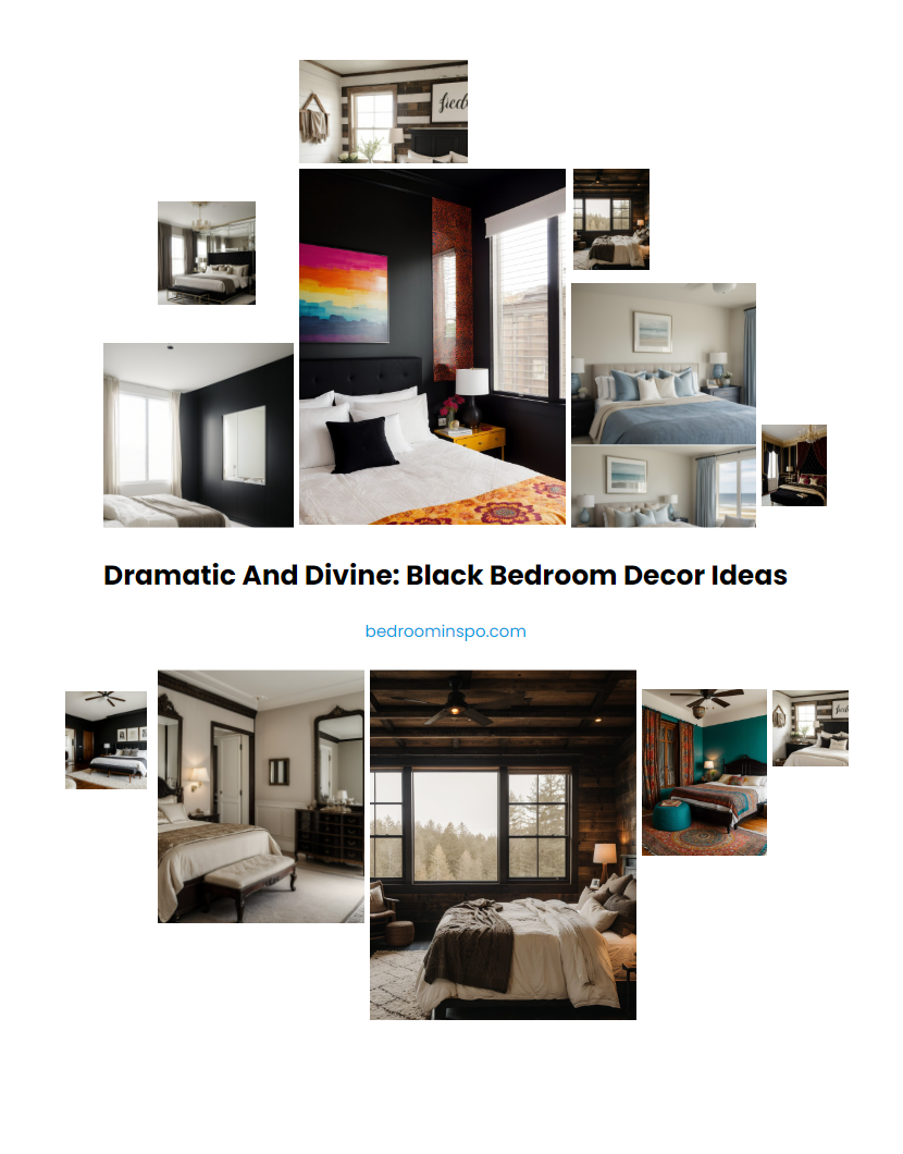 Dramatic and Divine: Black Bedroom Decor Ideas