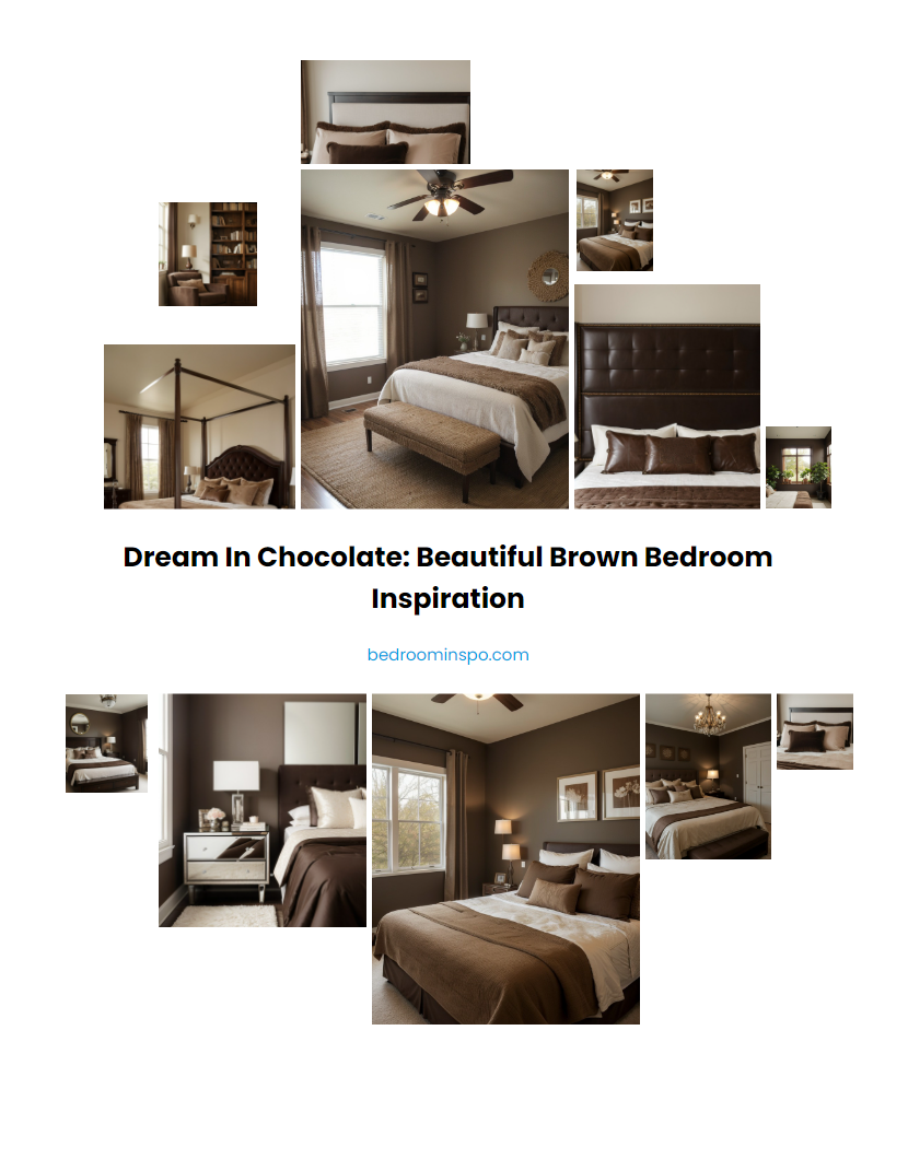 Dream in Chocolate: Beautiful Brown Bedroom Inspiration