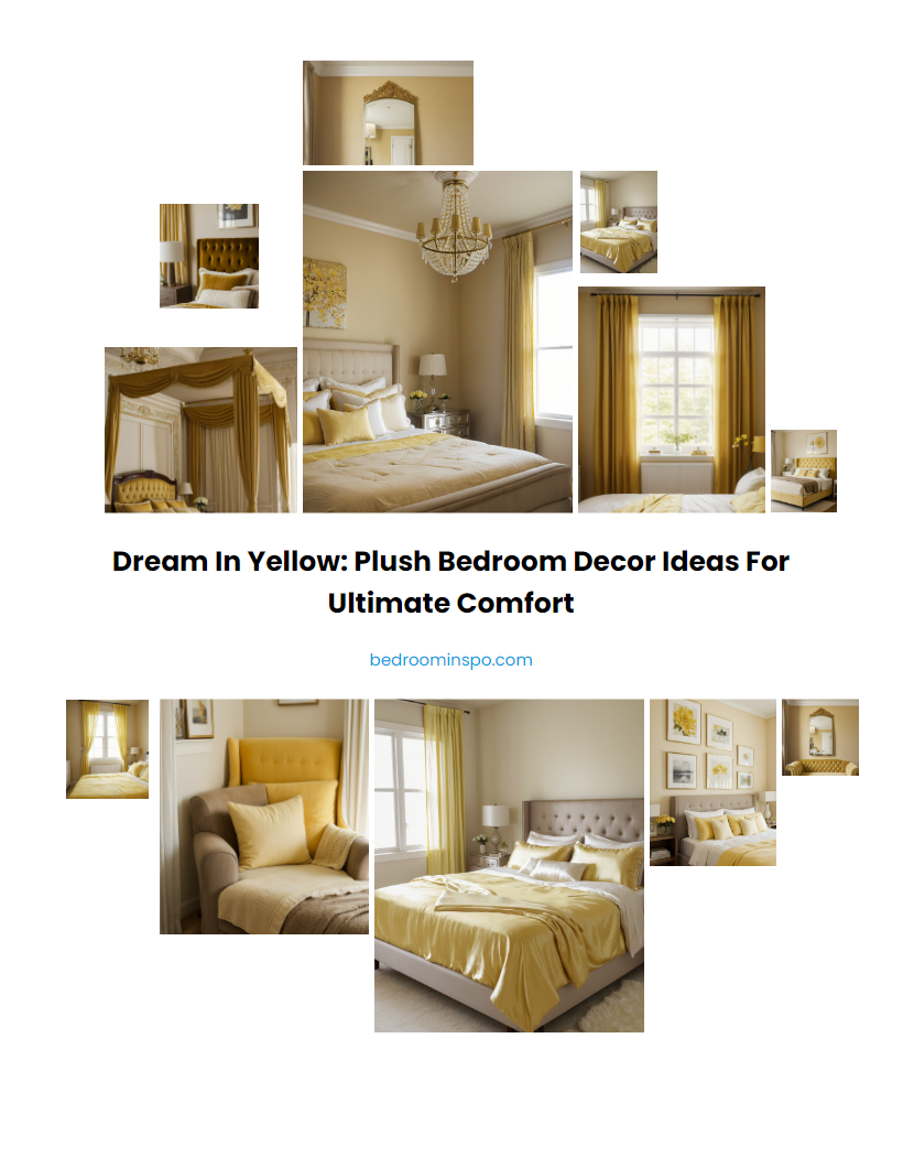 Dream in yellow: Plush bedroom decor ideas for ultimate comfort