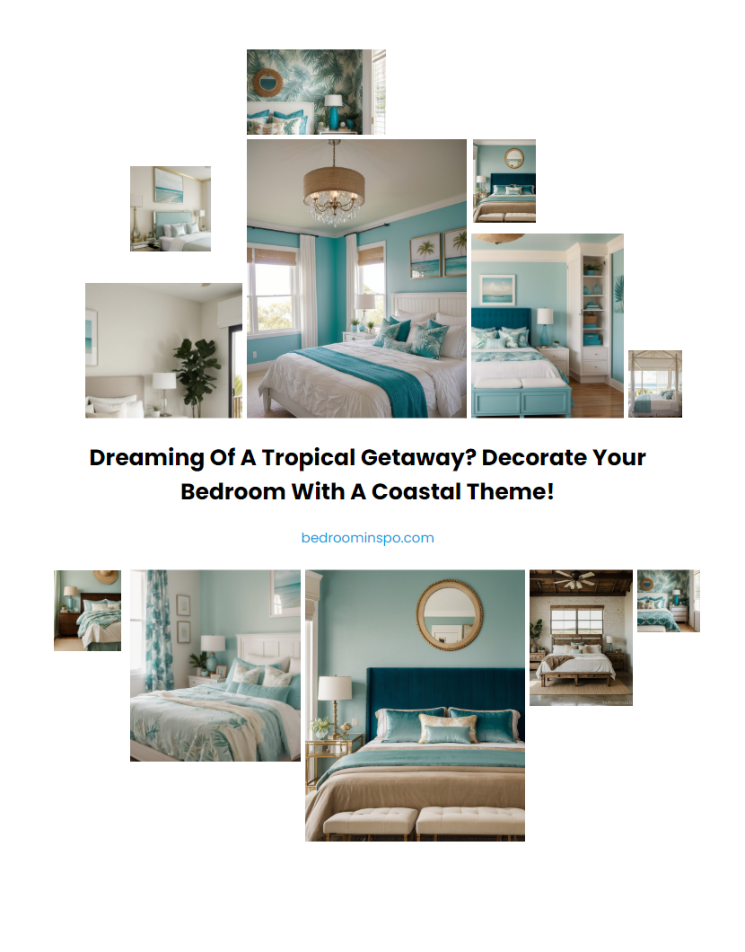 Dreaming of a Tropical Getaway? Decorate Your Bedroom with a Coastal Theme!