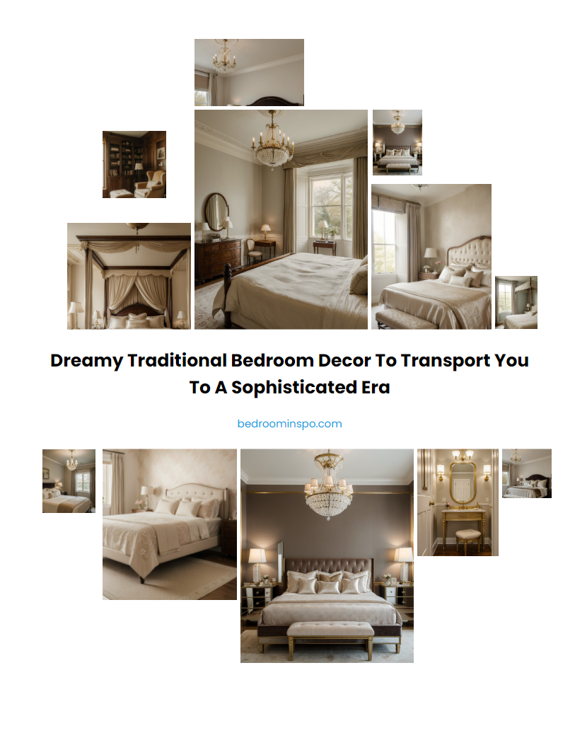 Dreamy Traditional Bedroom Decor to Transport You to a Sophisticated Era