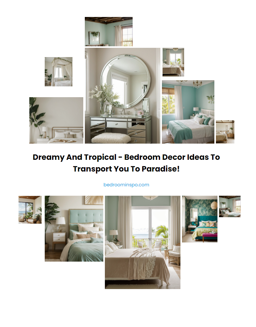 Dreamy and Tropical - Bedroom Decor Ideas to Transport You to Paradise!