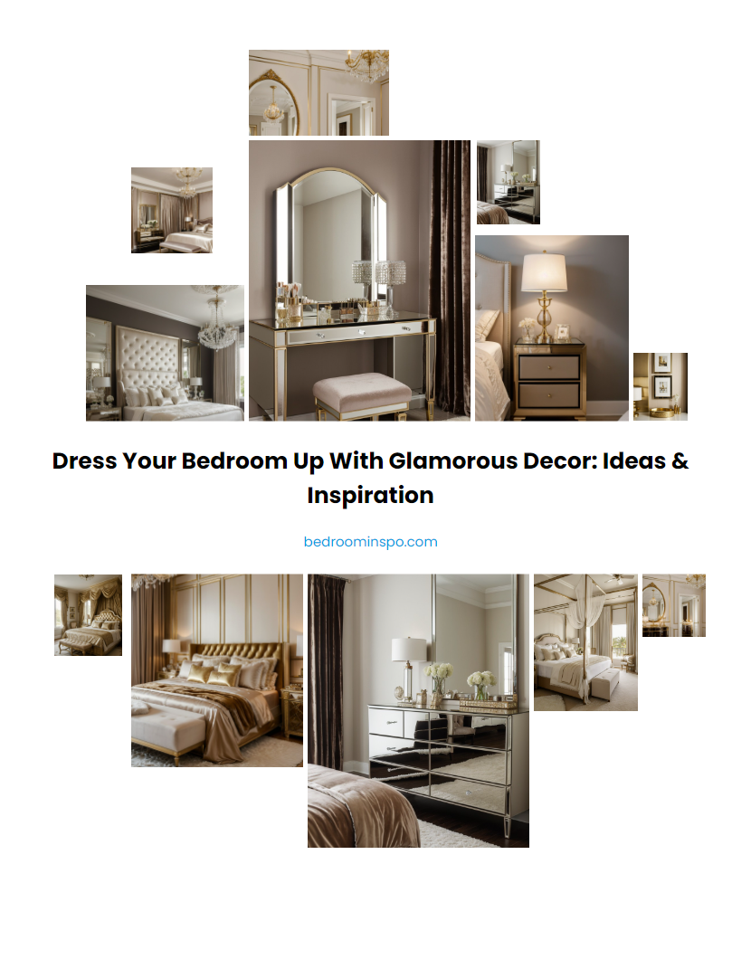 Dress Your Bedroom Up with Glamorous Decor: Ideas & Inspiration